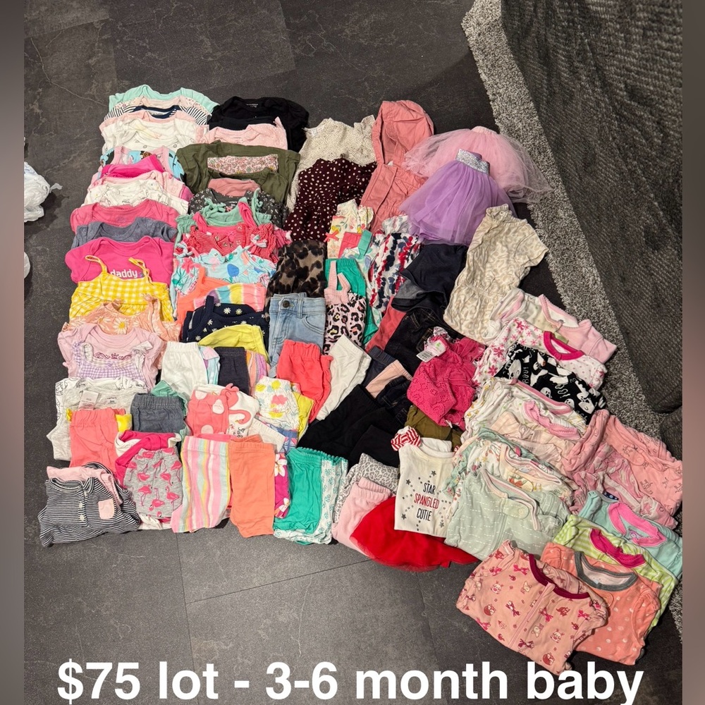 3-6 Months girl, everything you see here!